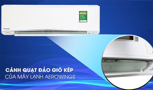 Cánh quạt đảo gió 2 mô-tơ riêng Aerowings